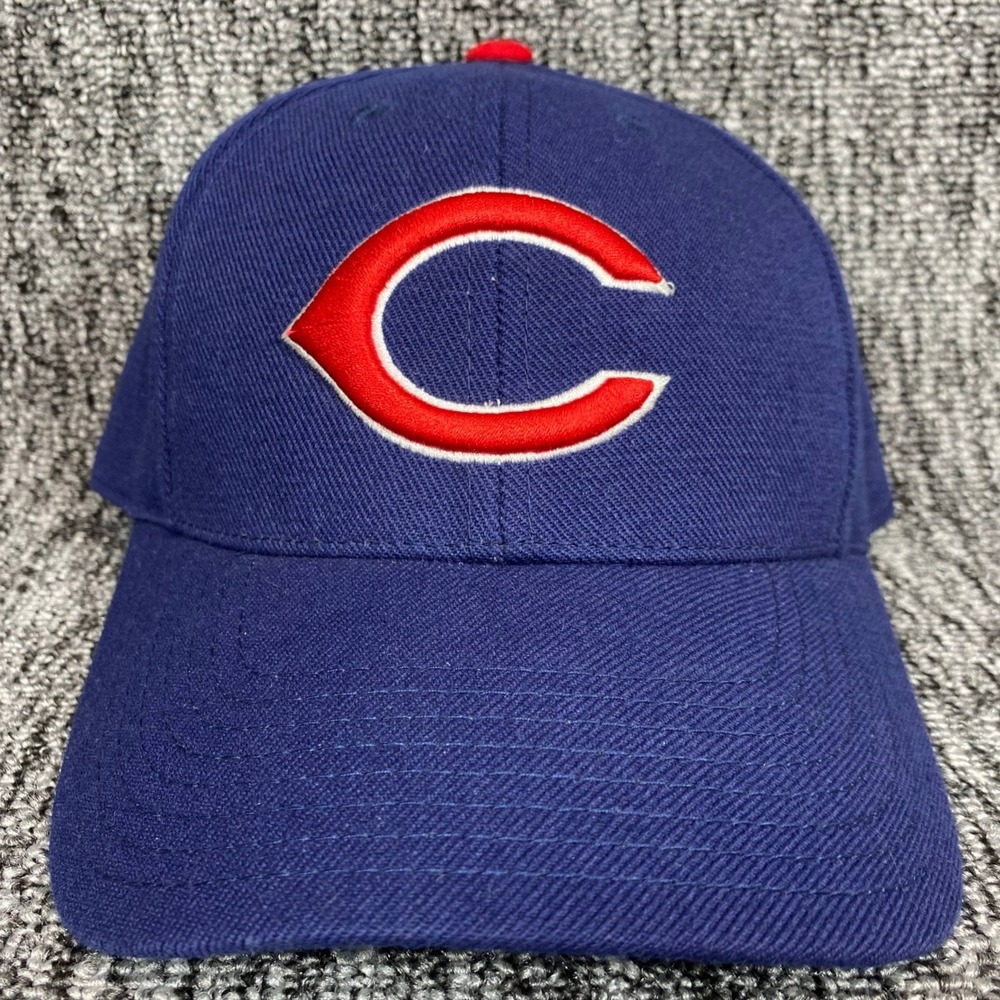 Vtg American Needle Cooperstown Cleveland Indians 1959 Fitted Hat 7 1/4 Navy MLB